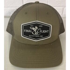 Final Flight Outfitters Mesh Baseball Cap Green